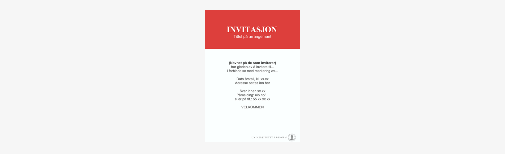 Illustration of invitation